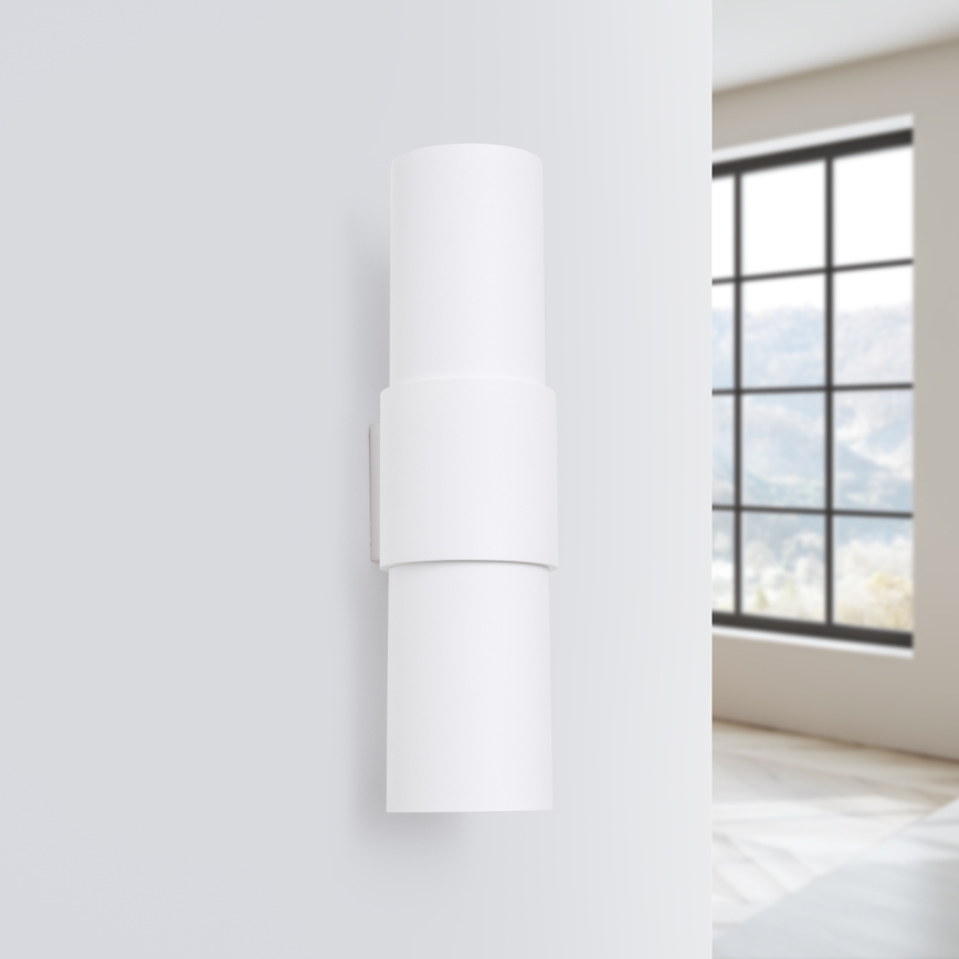 Applique murale FLASH 2xE27/15W/230V blanc