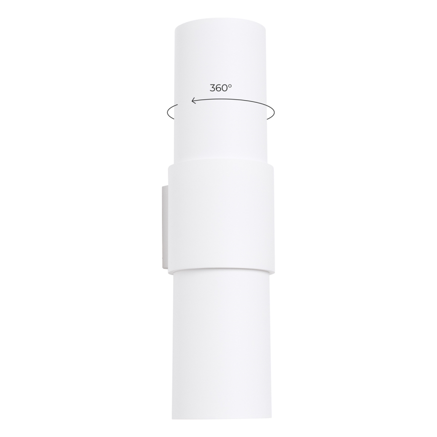 Wandlamp FLASH 2xE27/15W/230V wit