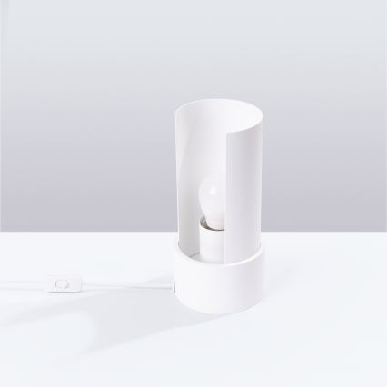 Lampe de table FLASH 1xE27/15W/230V blanc