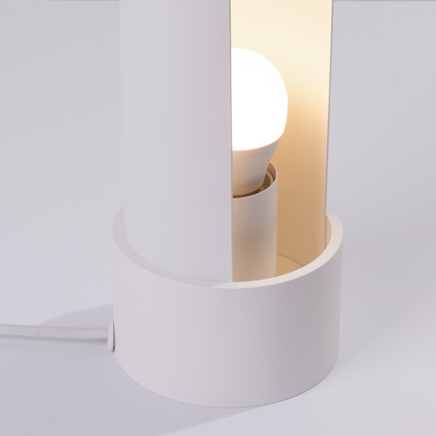Lampe de table FLASH 1xE27/15W/230V blanc