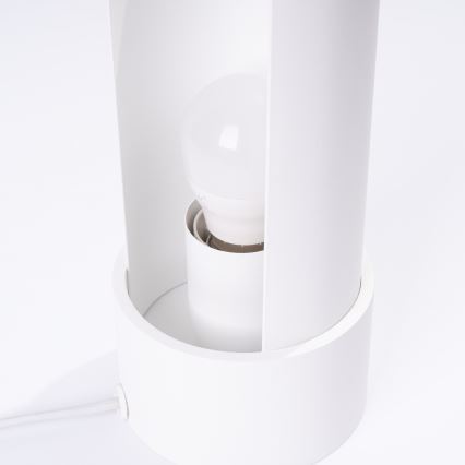 Lampe de table FLASH 1xE27/15W/230V blanc