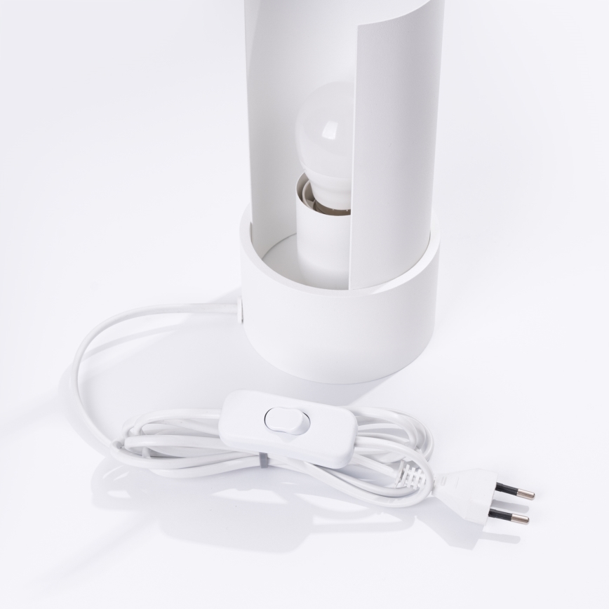 Lampe de table FLASH 1xE27/15W/230V blanc