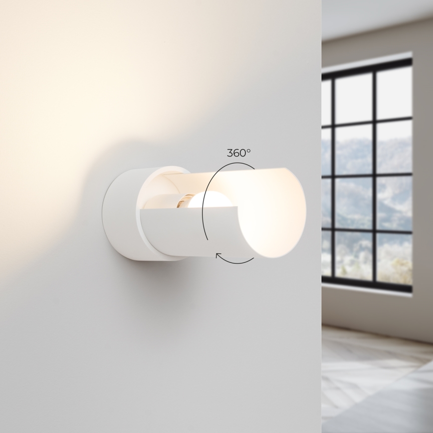Applique murale FLASH 1xE27/15W/230V blanc