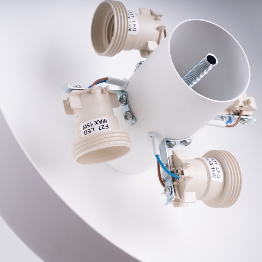 Plafondlamp OMIQ 4xE27/15W/230V Ø 30 cm wit