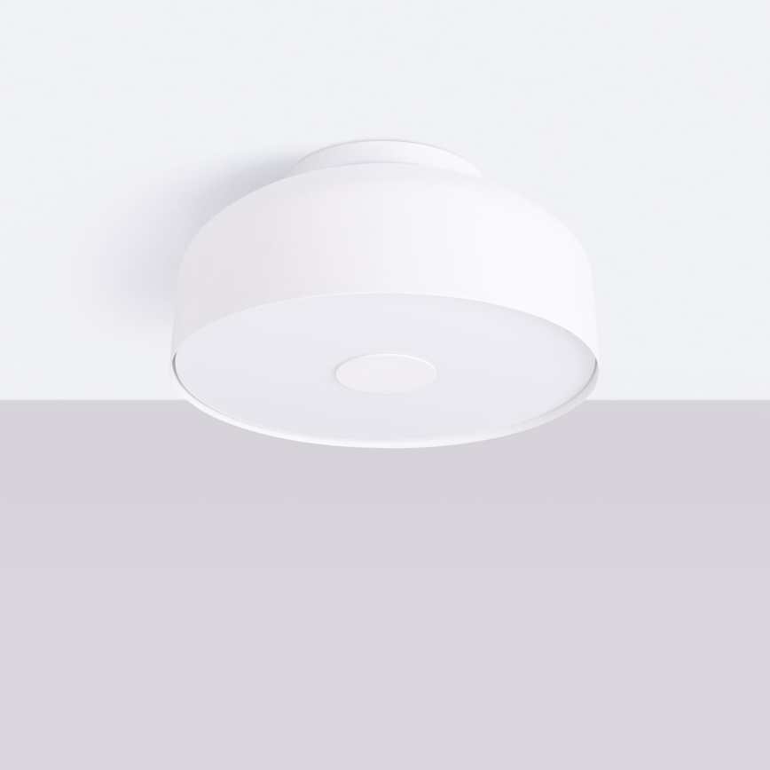 Plafonnier OMIQ 4xE27/15W/230V Ø 30 cm blanc