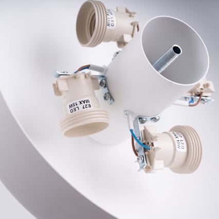 Plafonnier OMIQ 4xE27/15W/230V Ø 30 cm blanc