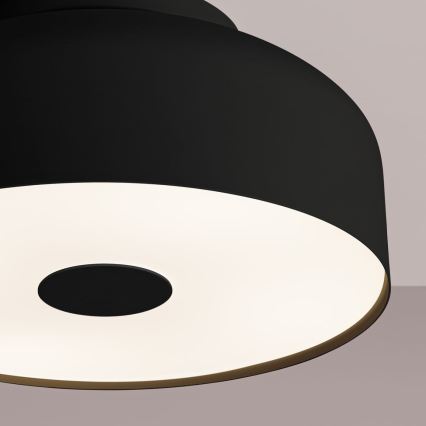 Plafonnier OMIQ 4x E27, 15 W, 230 V, Ø 30 cm, noir