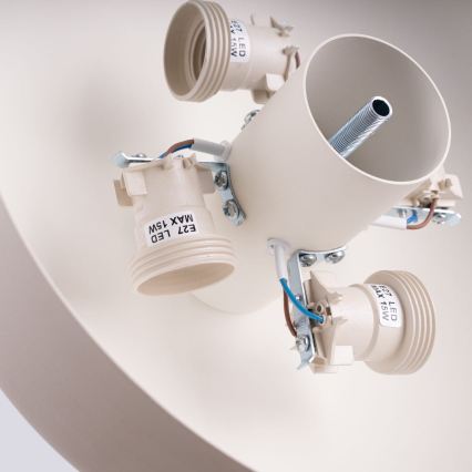Plafonnier OMIQ 4xE27/15W/230V Ø 30 cm crème