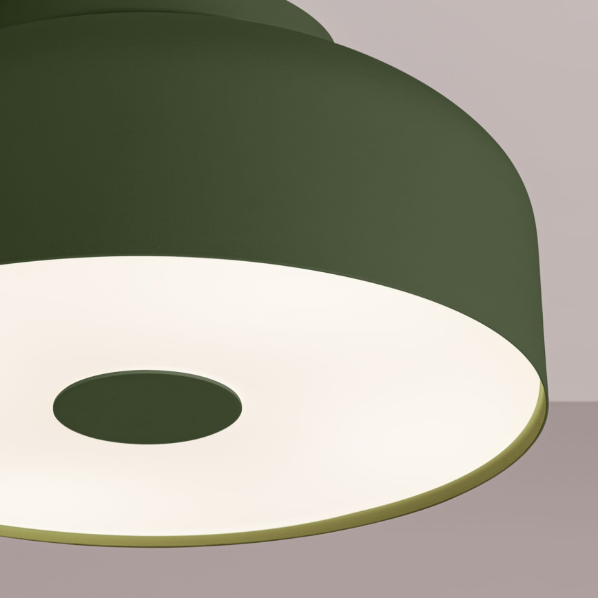 Plafonnier OMIQ 4xE27/15W/230V Ø 30 cm vert