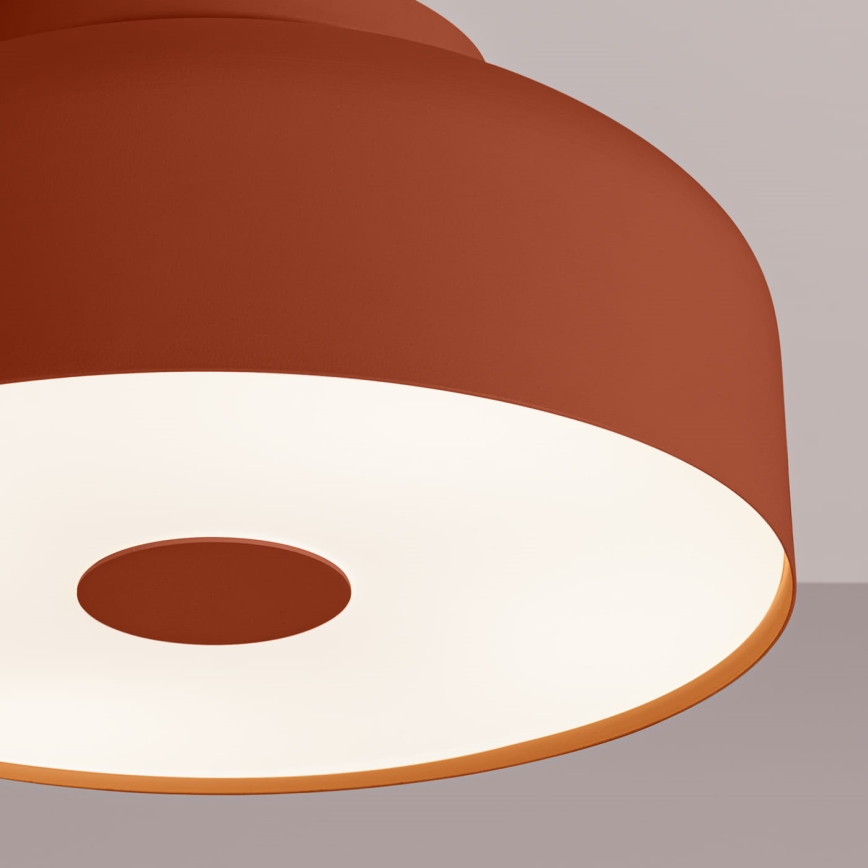Plafondlamp OMIQ 4xE27/15W/230V Ø 30 cm rood