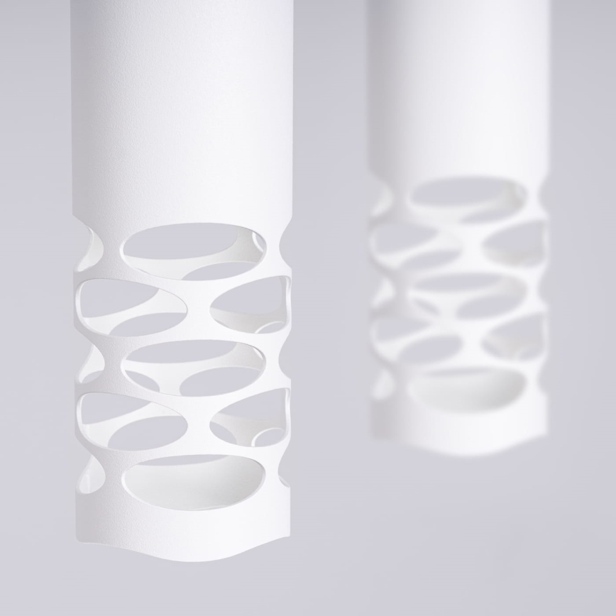 Hanglamp aan een koord LIRO 2xGU10/10W/230V wit