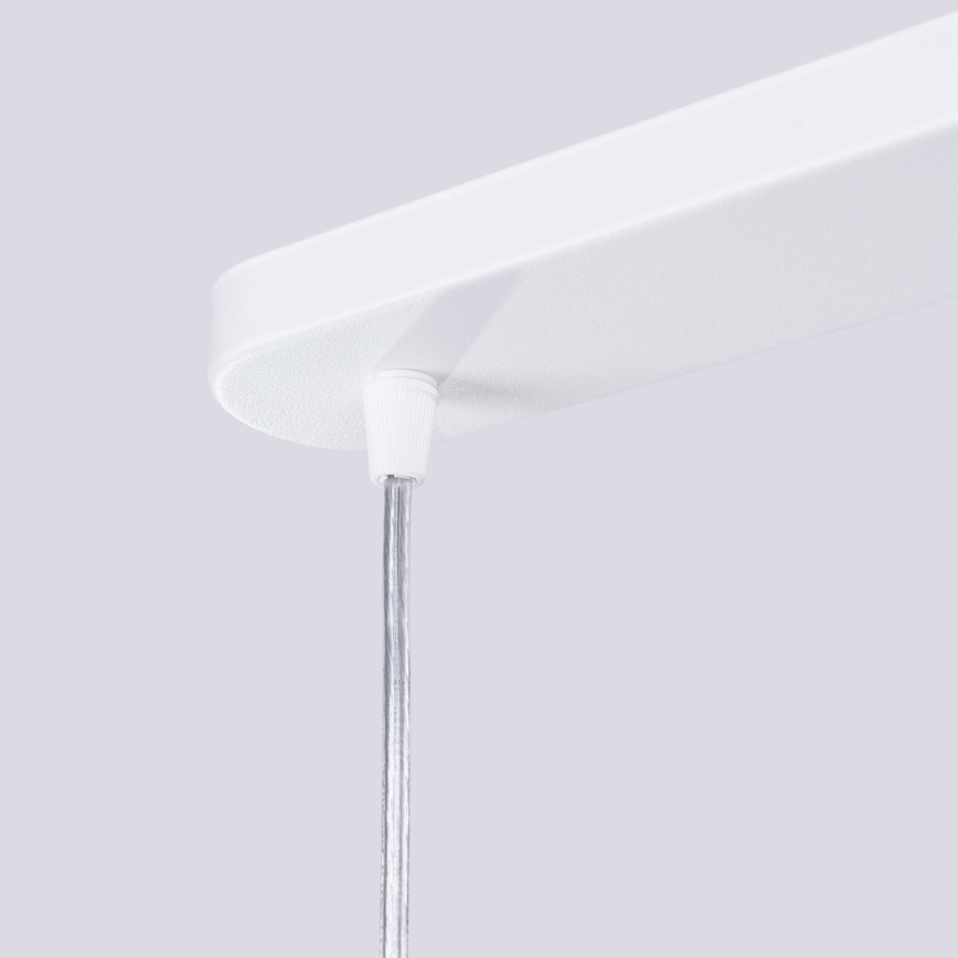 Hanglamp aan een koord LIRO 2xGU10/10W/230V wit