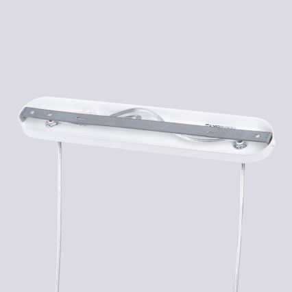 Hanglamp aan een koord LIRO 2xGU10/10W/230V wit