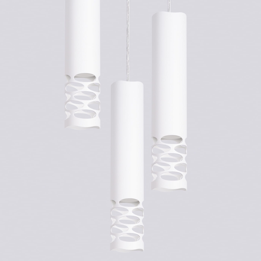 Hanglamp aan een koord LIRO 3xGU10/10W/230V wit