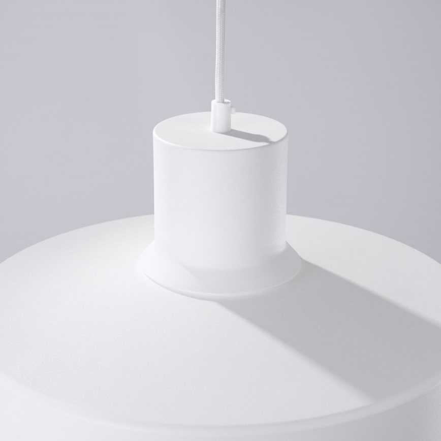 Hanglamp aan een koord BILO 1xE27/15W/230V diameter 35 cm wit