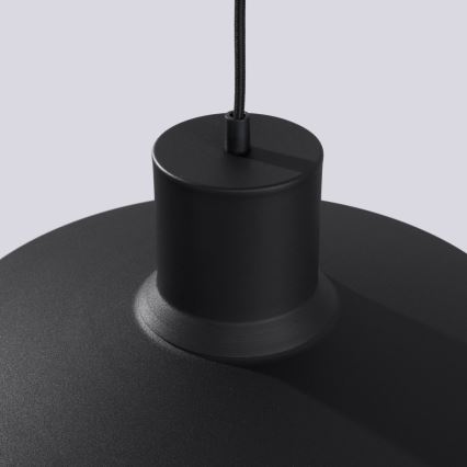 Hanglamp aan een koord BILO 1xE27/15W/230V diameter 35 cm zwart