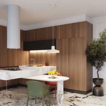 Suspension filaire BILO 1xE27/15W/230V d. 35 cm crème