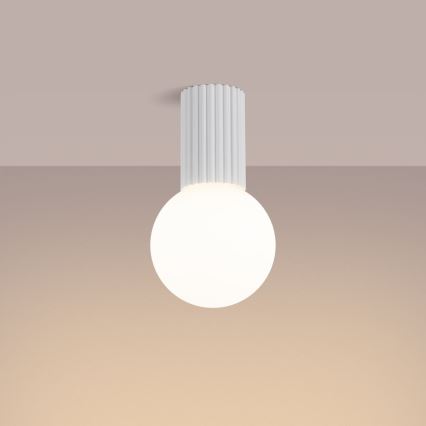 Badkamer plafondlamp HALO 1xG9/8W/230V diameter 12 cm IP44 wit