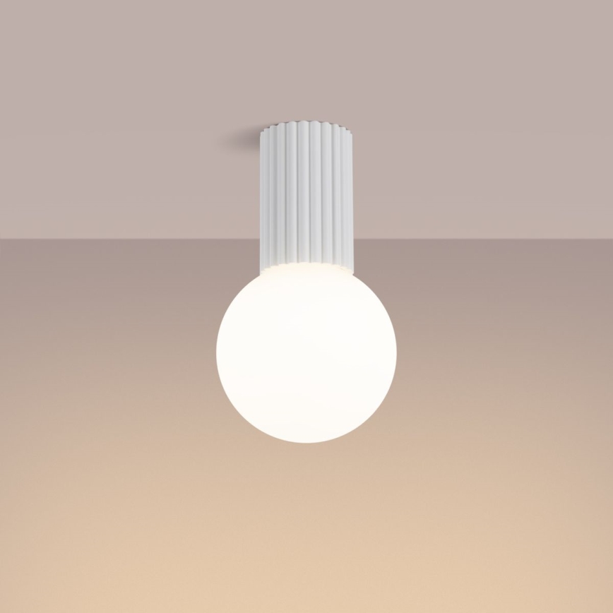 Badkamer plafondlamp HALO 1xG9/8W/230V diameter 12 cm IP44 wit