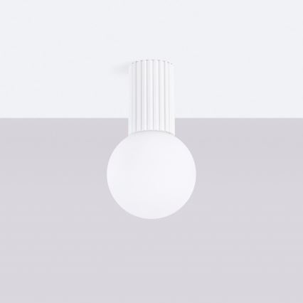 Badkamer plafondlamp HALO 1xG9/8W/230V diameter 12 cm IP44 wit