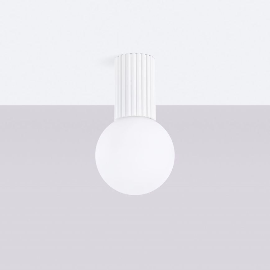 Badkamer plafondlamp HALO 1xG9/8W/230V diameter 12 cm IP44 wit