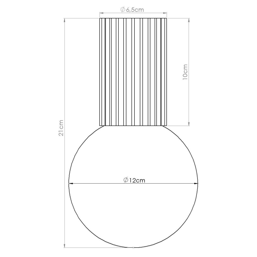 Badkamer plafondlamp HALO 1xG9/8W/230V diameter 12 cm IP44 wit
