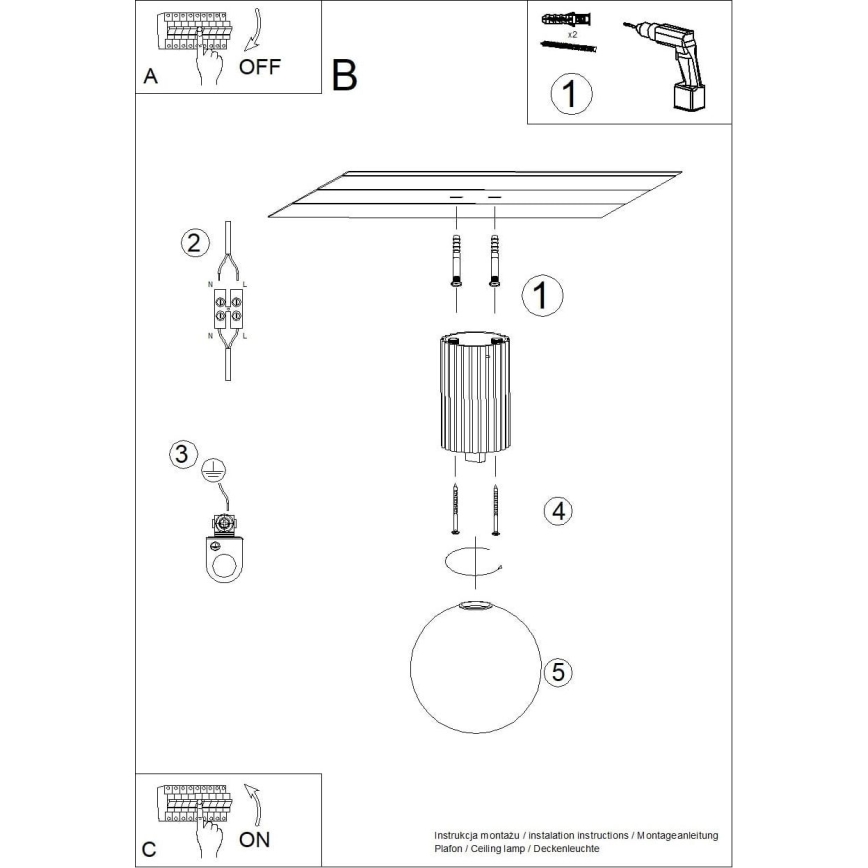 Badkamer plafondlamp HALO 1xG9/8W/230V diameter 12 cm IP44 wit