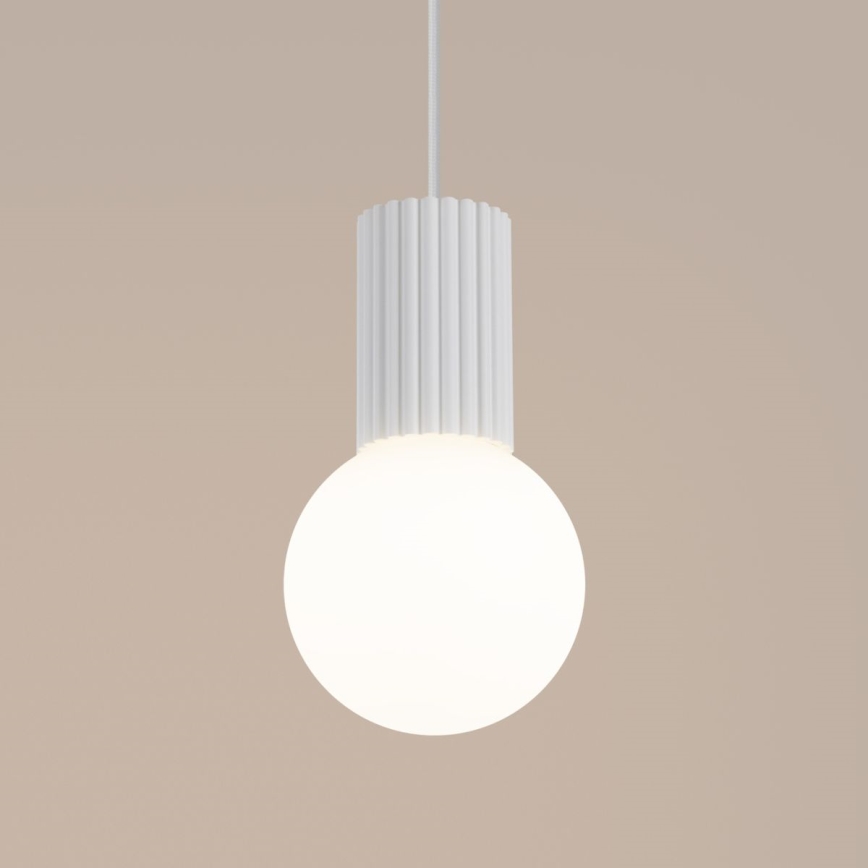 Hanglamp aan een koord HALO 1xG9/8W/230V diameter 12 cm wit