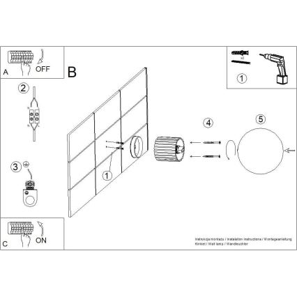 Applique murale salle de bain HALO 1xG9/8W/230V d. 12 cm IP44 noir