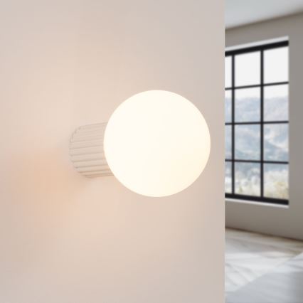 Badkamer wandlamp HALO 1xG9/8W/230V diameter 12 cm IP44 crème
