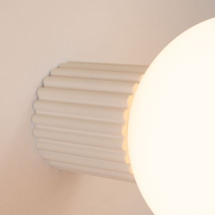 Badkamer wandlamp HALO 1xG9/8W/230V diameter 12 cm IP44 crème