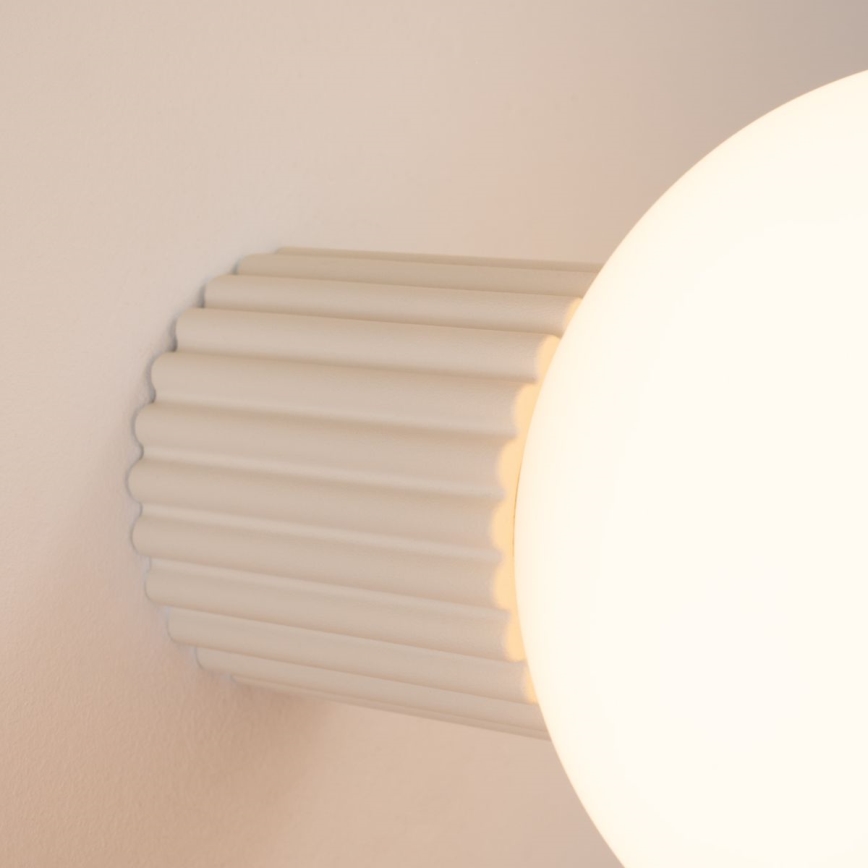 Badkamer wandlamp HALO 1xG9/8W/230V diameter 12 cm IP44 crème