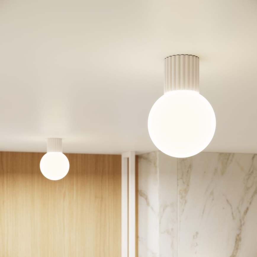 Badkamer plafondlamp HALO 1xG9/8W/230V diameter 12 cm IP44 crème