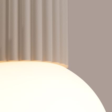 Badkamer plafondlamp HALO 1xG9/8W/230V diameter 12 cm IP44 crème