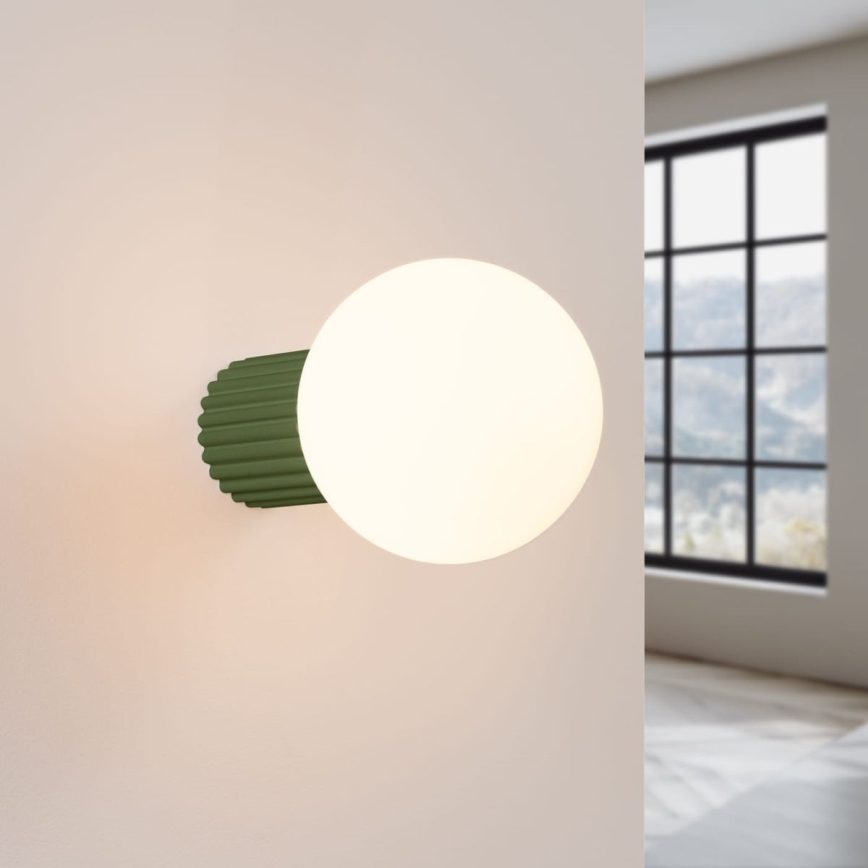 Applique murale salle de bain HALO 1xG9/8W/230V d. 12 cm IP44 vert
