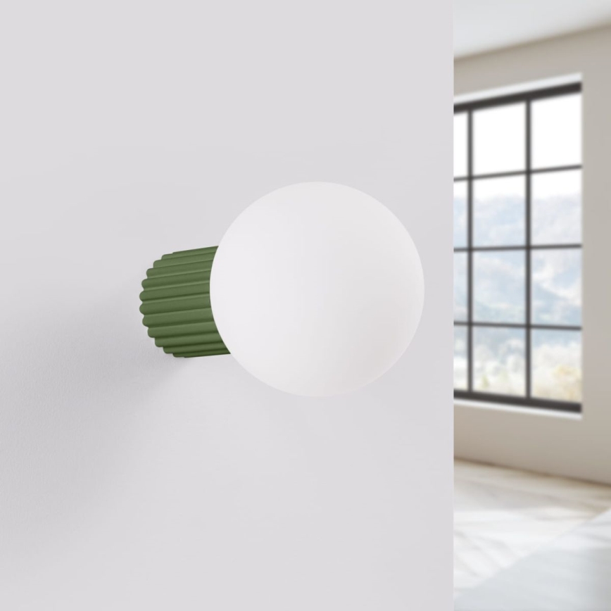 Applique murale salle de bain HALO 1xG9/8W/230V d. 12 cm IP44 vert