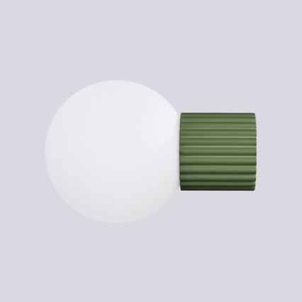 Applique murale salle de bain HALO 1xG9/8W/230V d. 12 cm IP44 vert