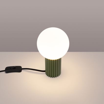 Lampe de table HALO 1xG9/8W/230V d. 12 cm vert