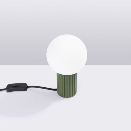 Lampe de table HALO 1xG9/8W/230V d. 12 cm vert