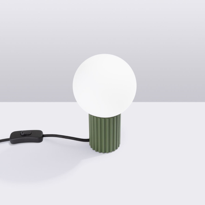 Lampe de table HALO 1xG9/8W/230V d. 12 cm vert