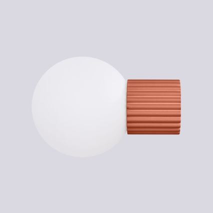 Applique murale salle de bain HALO 1xG9/8W/230V d. 12 cm IP44 orange