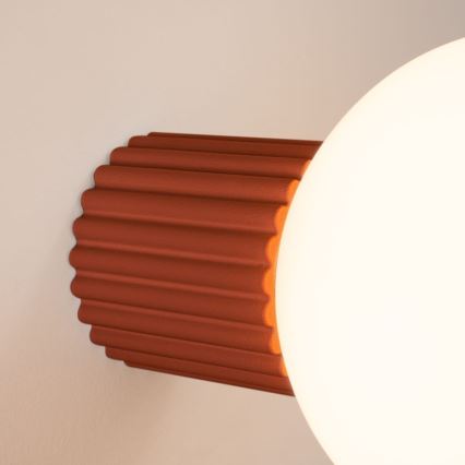 Applique murale salle de bain HALO 1xG9/8W/230V d. 12 cm IP44 orange