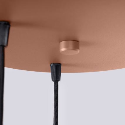 Hanglamp aan een koord HALO 3xG9/8W/230V diameter 25 cm bruin