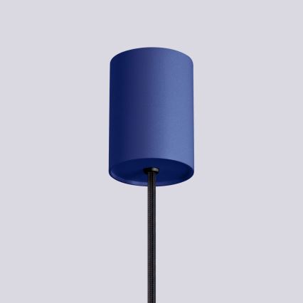 Hanglamp aan een koord HALO 1xG9/8W/230V diameter 12 cm blauw