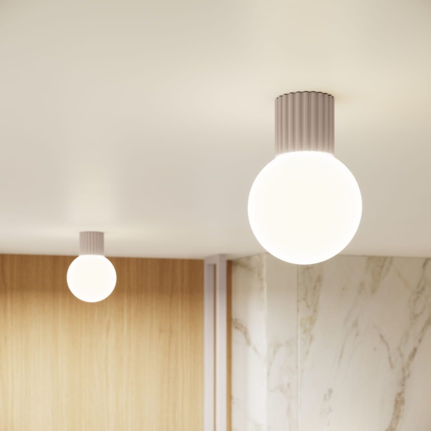 Badkamer plafondlamp HALO 1xG9/8W/230V diameter 12 cm IP44 beige