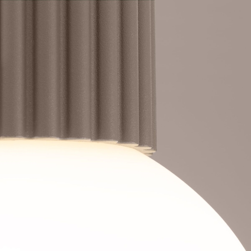 Badkamer plafondlamp HALO 1xG9/8W/230V diameter 12 cm IP44 beige