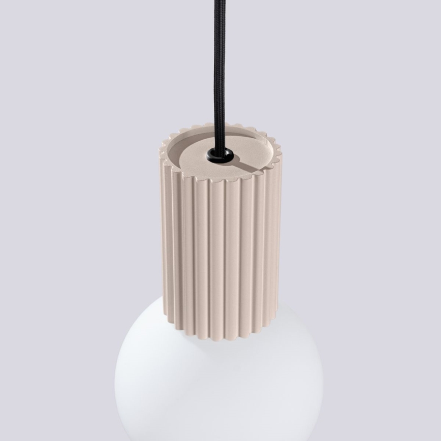 Hanglamp aan een koord HALO 1xG9/8W/230V diameter 12 cm beige