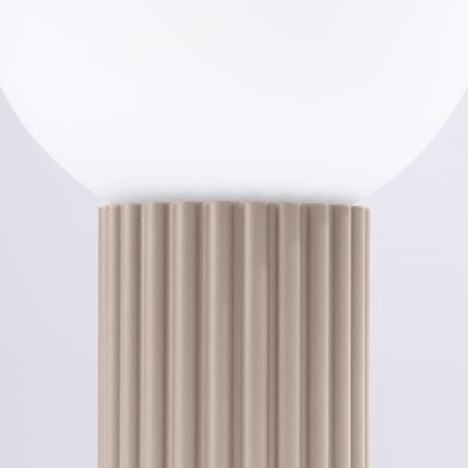 Tafellamp HALO 1xG9/8W/230V diameter 12 cm beige