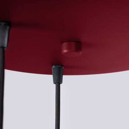 Hanglamp aan een koord HALO 3xG9/8W/230V diameter 25 cm rood