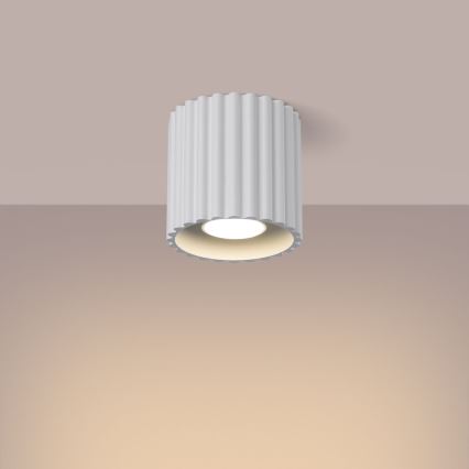 Spot AURA 1xGU10/10W/230V Ø 10 cm blanc